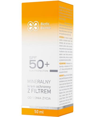  Biotic Biome Mineralny krem z filtrem SPF 50+ 50 ml - Apteka internetowa Melissa  